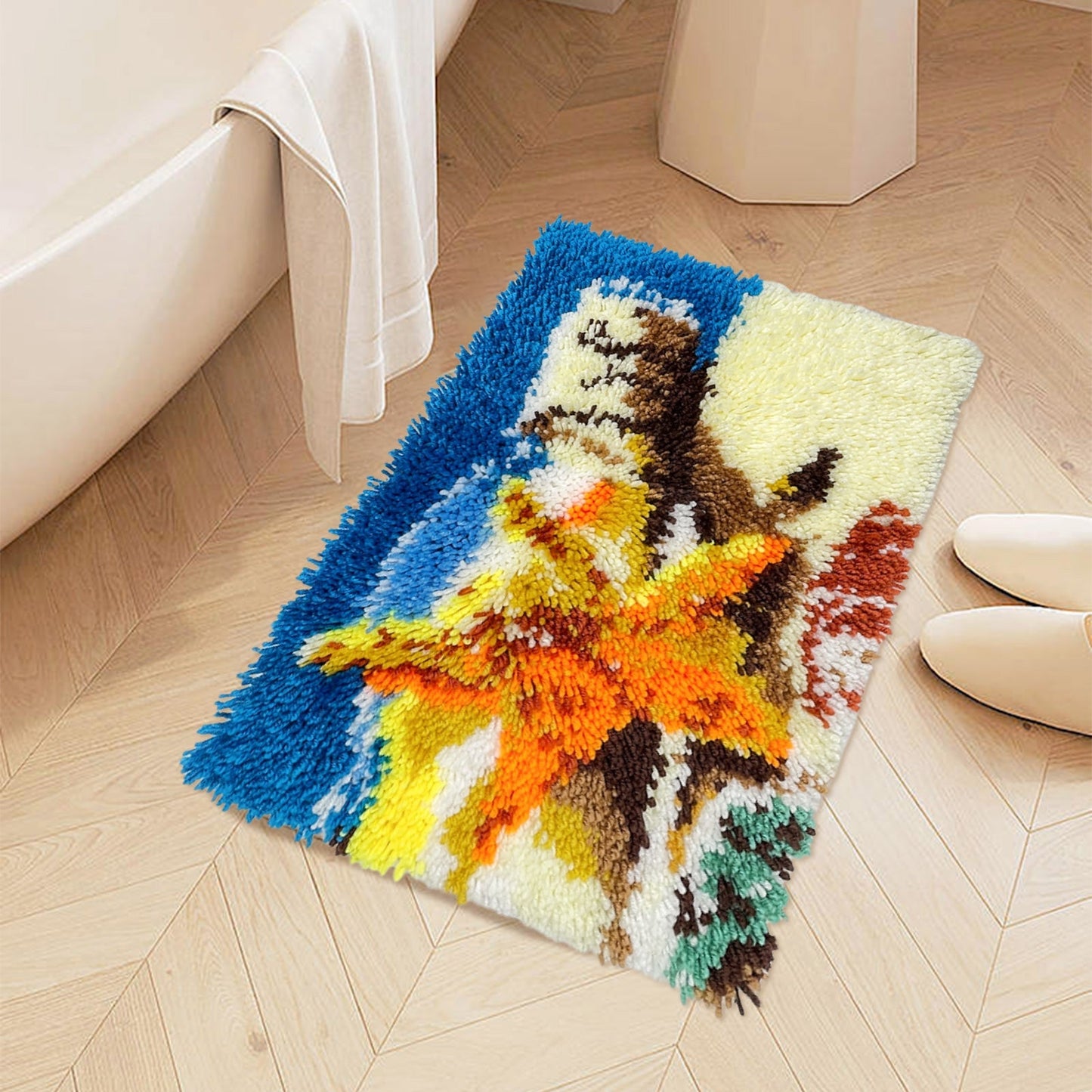 Shells on the Beach Latch Hook Rug Kit