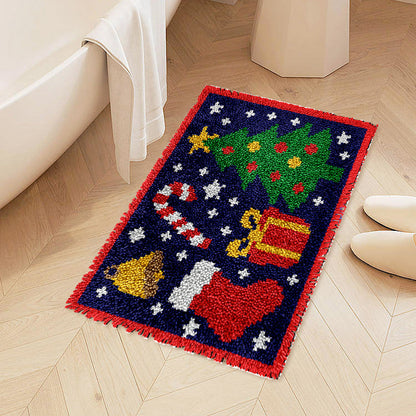 Christmas Season Latch Hook Rug Kit