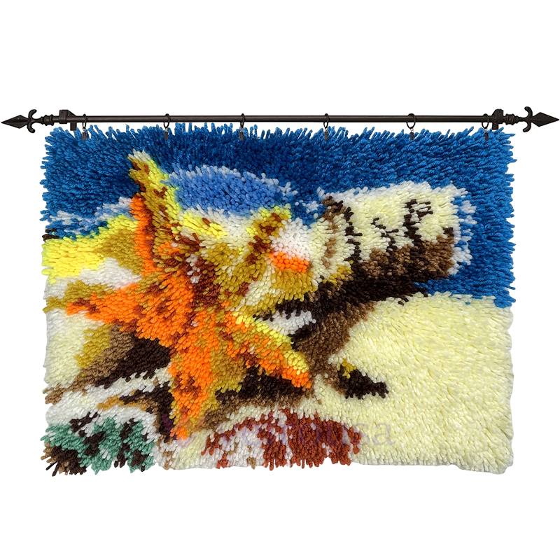 Shells on the Beach Latch Hook Rug Kit