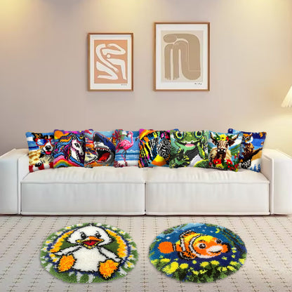 Happy Mother's Day Latch Hook Pillow Kit