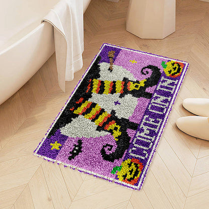 Boots Halloween Latch Hook Rug Kit