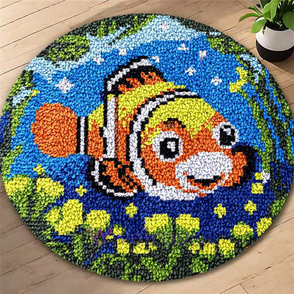 The Clownfish's Dance Latch Hook Rug Kit