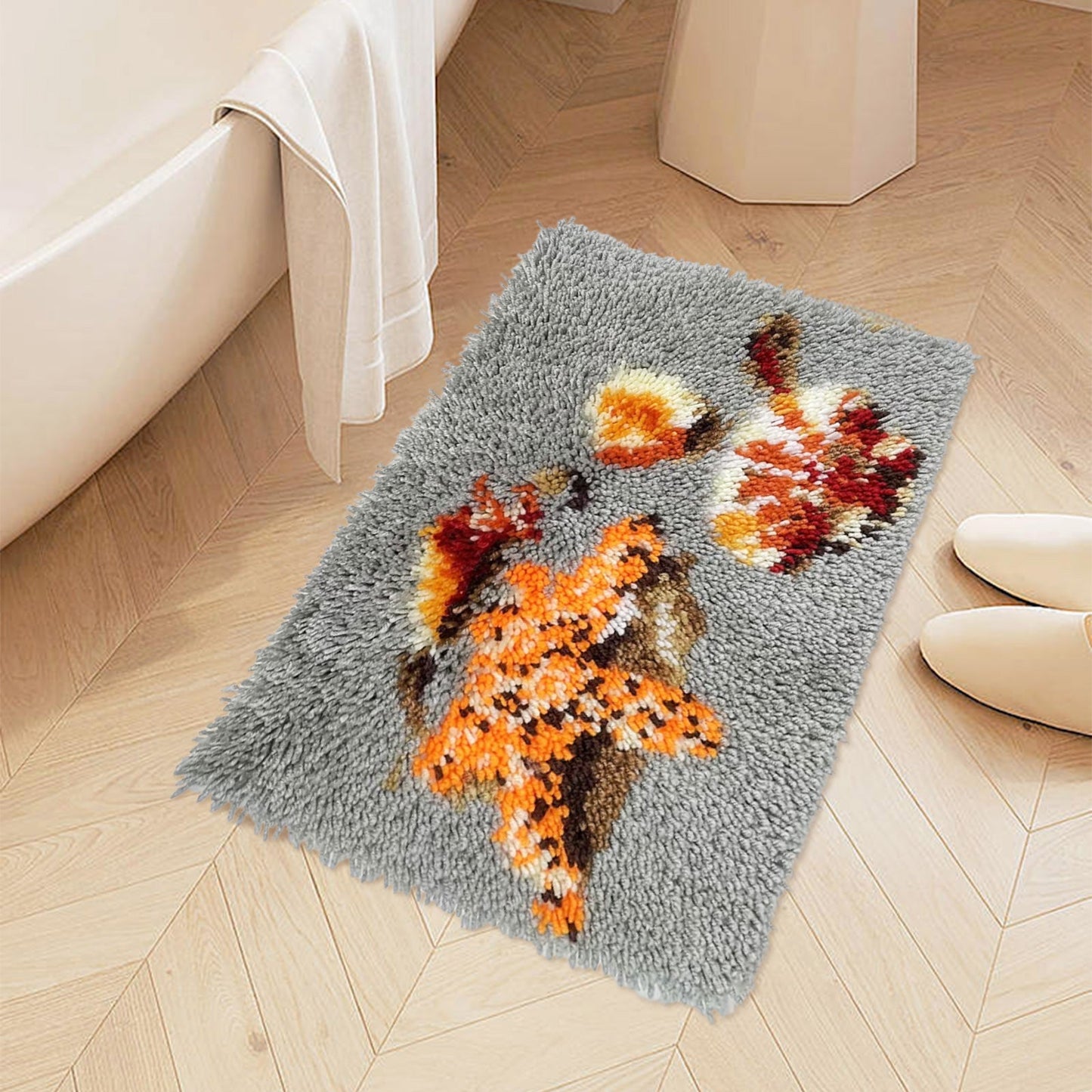 Shells on the Beach Latch Hook Rug Kit