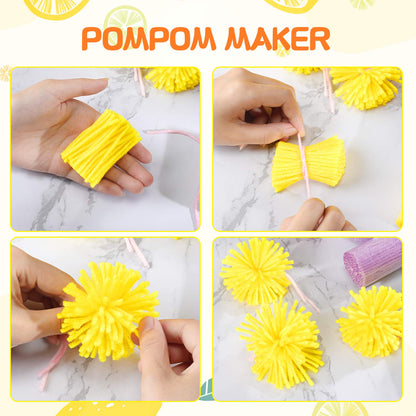 15 Colors 4-Ply Pre-cut Yarn for Latch Hook DIY Craft Projects