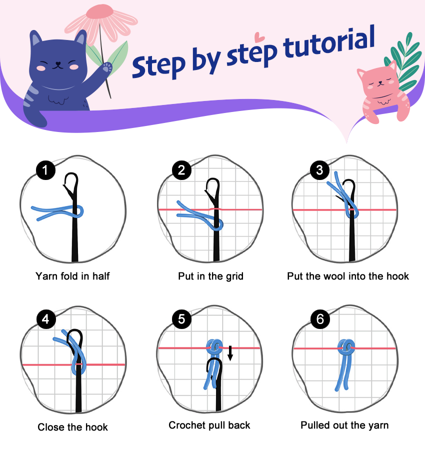 Little Spider Latch Hook Rug Kit