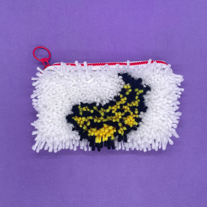 Strawberry Banana and Heart Pencil Case Latch Hook Kit