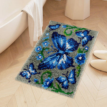 Magical Butterfly Latch Hook Rug Kit