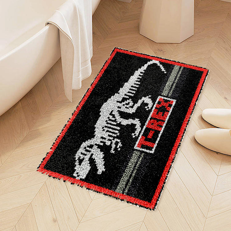 T-REX Dinosaur Latch Hook Rug Kit