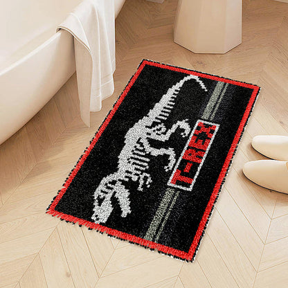 T-REX Dinosaur Latch Hook Rug Kit