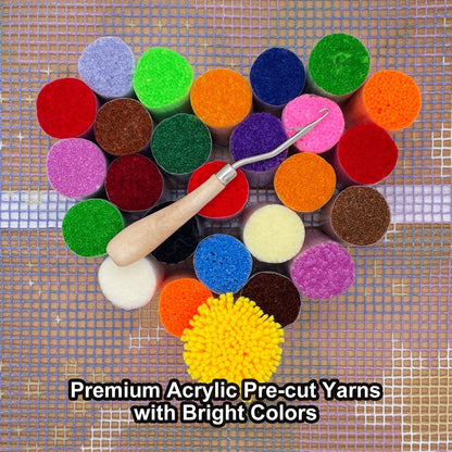 Halloween Puppies Latch Hook Rug Kit