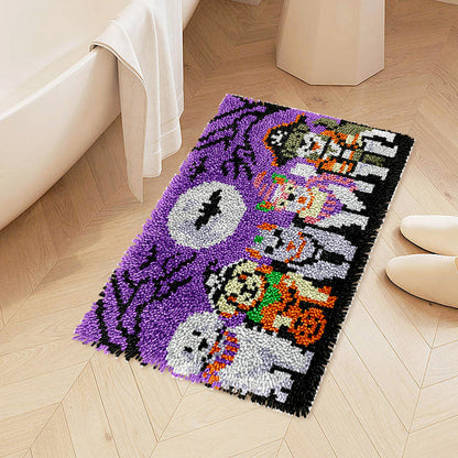 Halloween Puppies Latch Hook Rug Kit