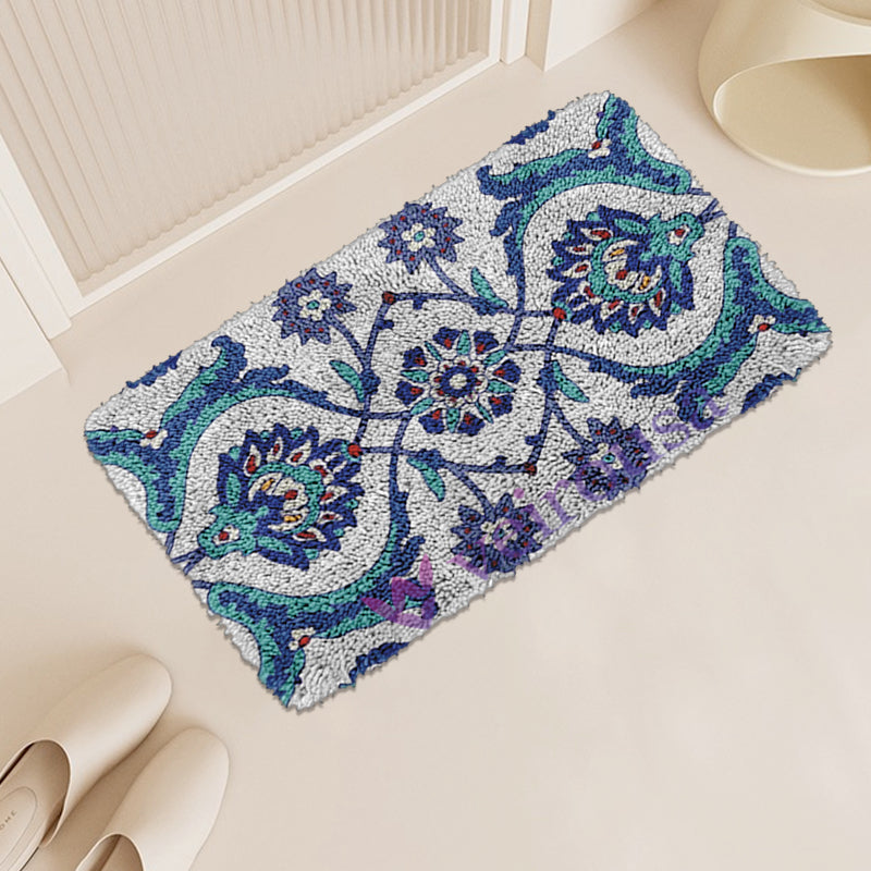 Bohemian Nordic Style Latch Hook Rug Kit