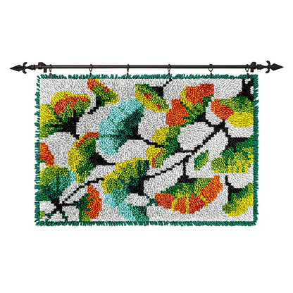 Veirousa Ginkgo Leaf Latch Hook Rug Kit