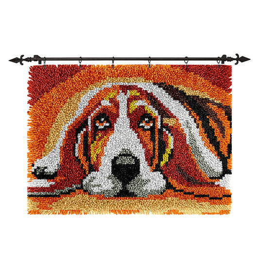 VeirousaLazy Dog Latch Hook Rug Kit