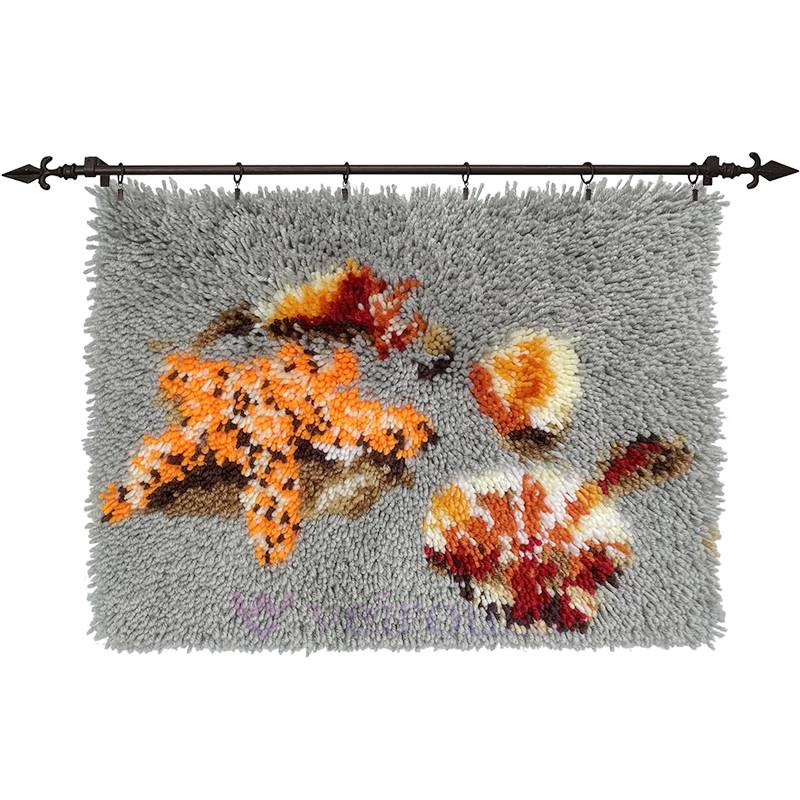 Veirousa Shells on the Beach Latch Hook Rug Kit
